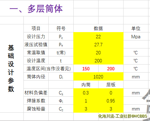 设计条件