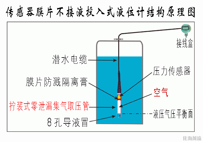 传感器膜片不接液液位计_结构原理图 .gif