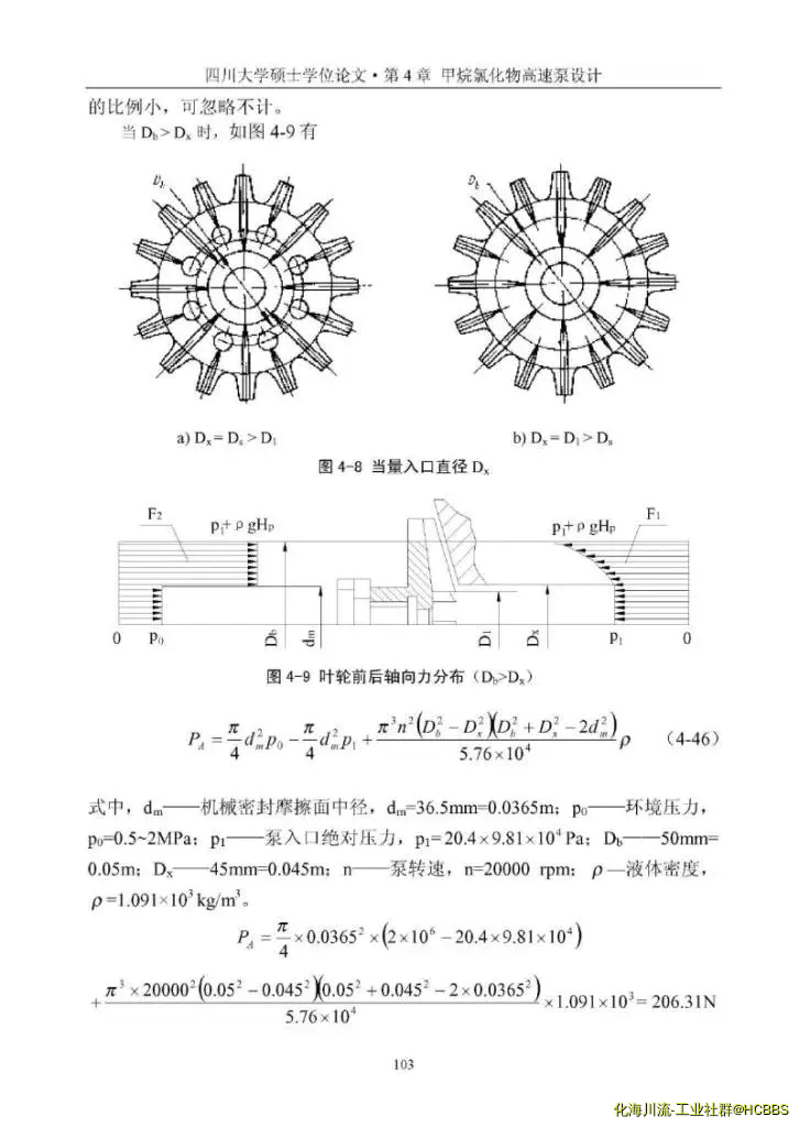轴向力计算