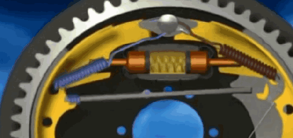 汽车零部件工作原理动图-鼓式刹车2.gif