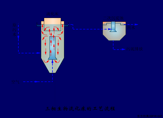 三相生物流化床工艺流程.gif