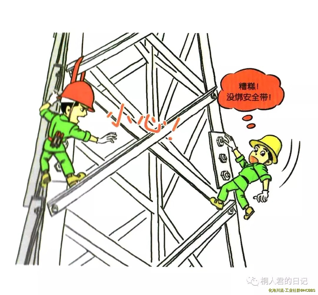 从事高处作业未使用安全带等高处防坠落用品或装置.webp