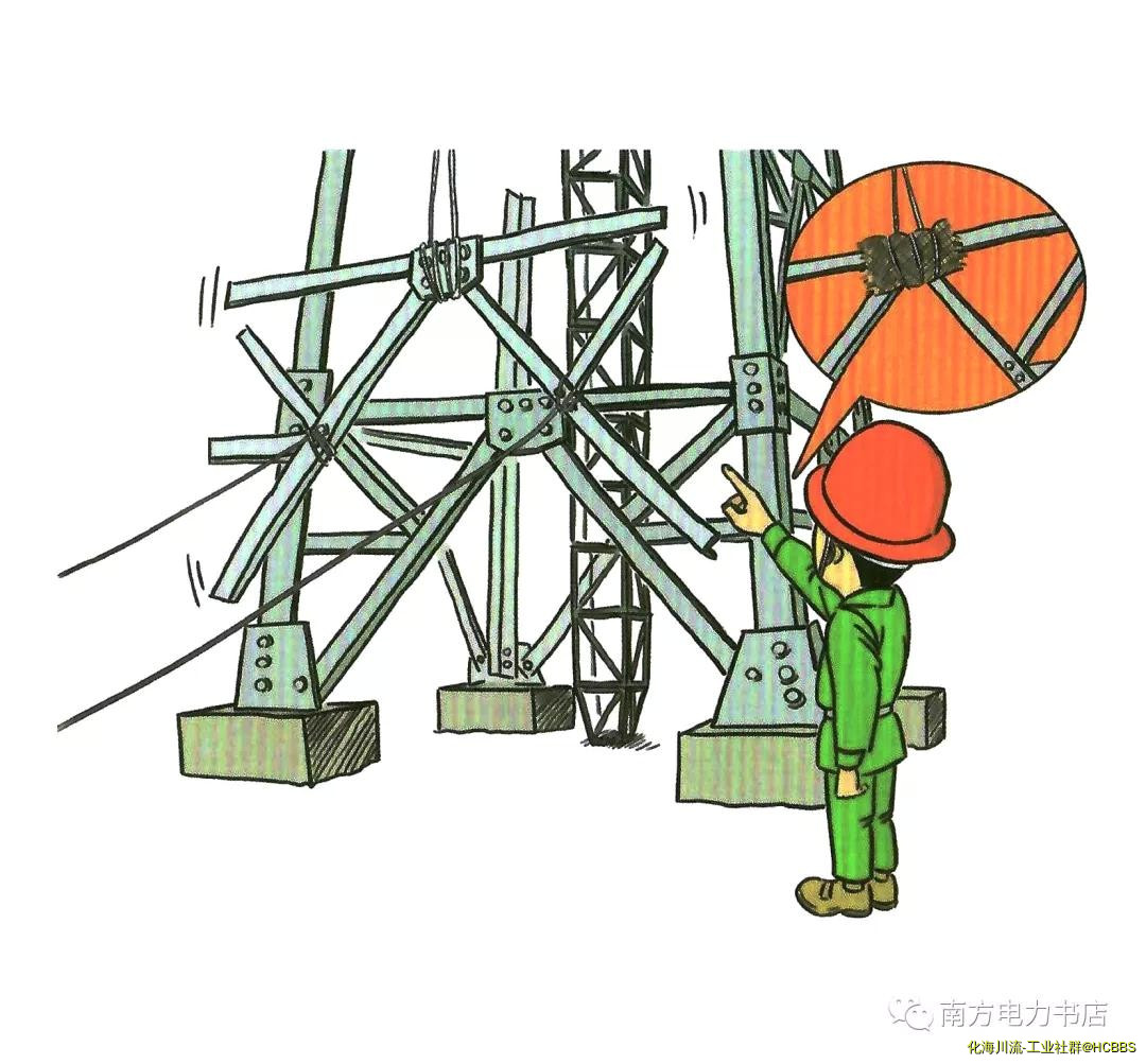 杆塔组立时，钢丝绳与吊件直接接触.jpg