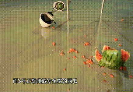 正确佩戴安全帽,完好无损.gif