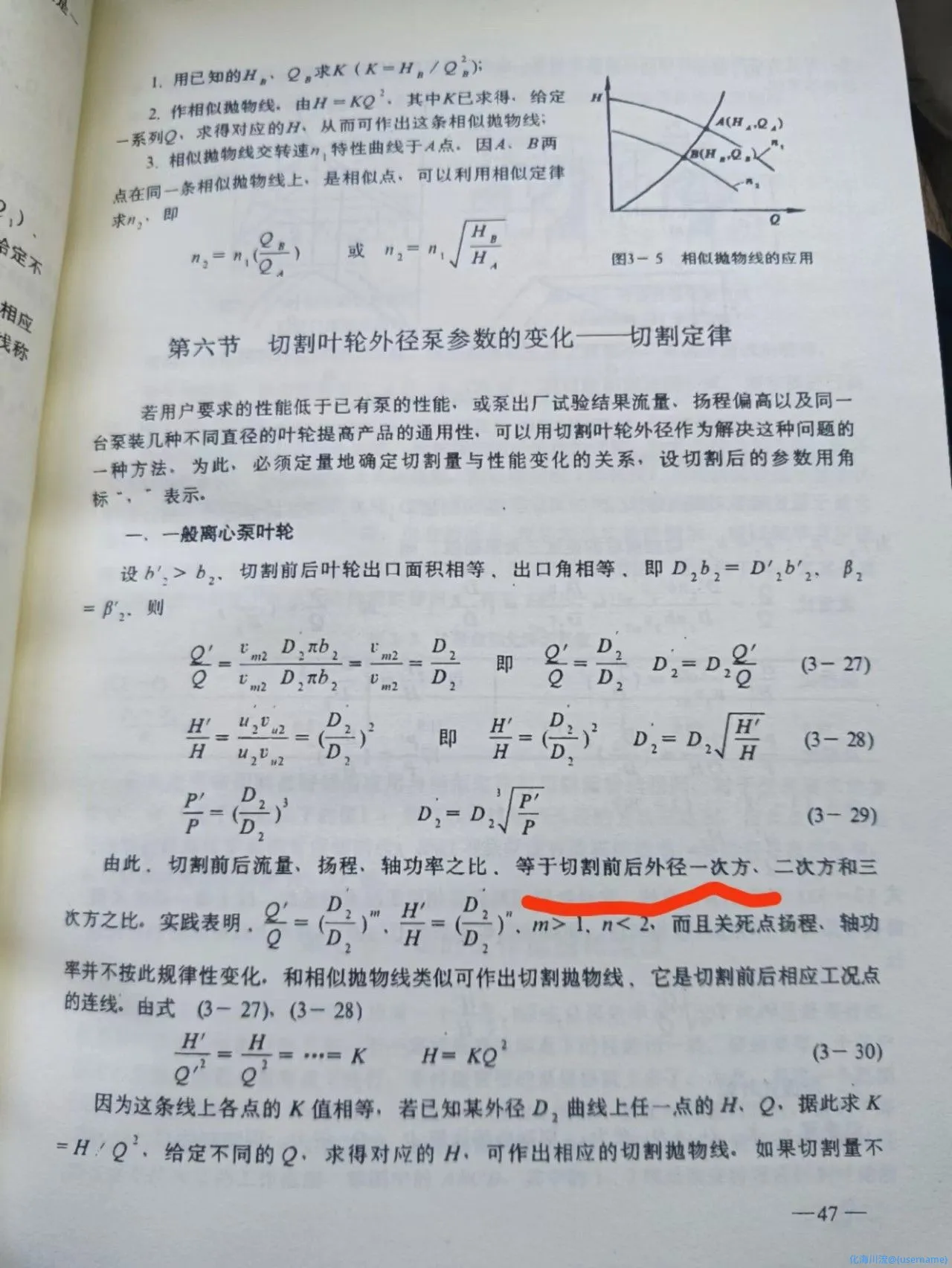 现代泵技术手册-切割定律