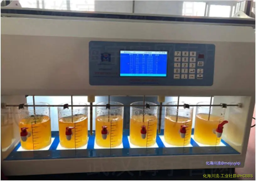 混凝烧杯试验结果